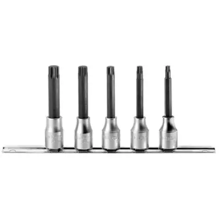 Produktfoto 1 von Facom Innensechsrund Treiberbit, Stahl SV.14LB - SV.12LB - SV.10LB - SV.8LB - SV.6LB, Länge 64mm, 5-teilig