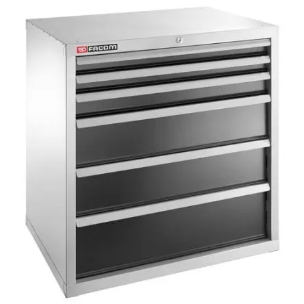 Produktfoto 1 von Facom 6 Schubladeneinheit, Kleinteilemagazin x 680.0 mm