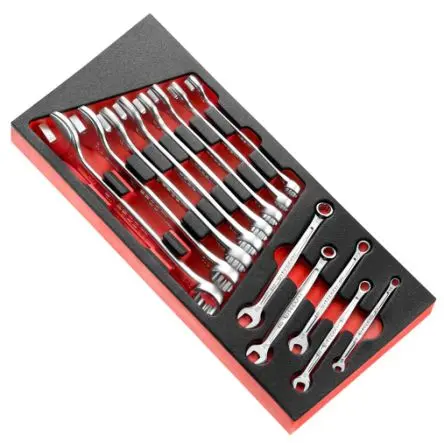 Produktfoto 1 von Facom Schraubenschlüsselsatz Ringschlüssel, 13-teilig 1/2 in, 11/32 in, 7/16 in, 440.1/4 in, 11/16 in, 3/4 in, 3/8 in,