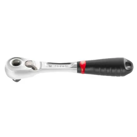 Produktfoto 1 von Facom RL.171 1/4 in Ratsche Bi-Material, Elastomer Chrom Vanadium Stahl Höhensicher, Länge 121mm