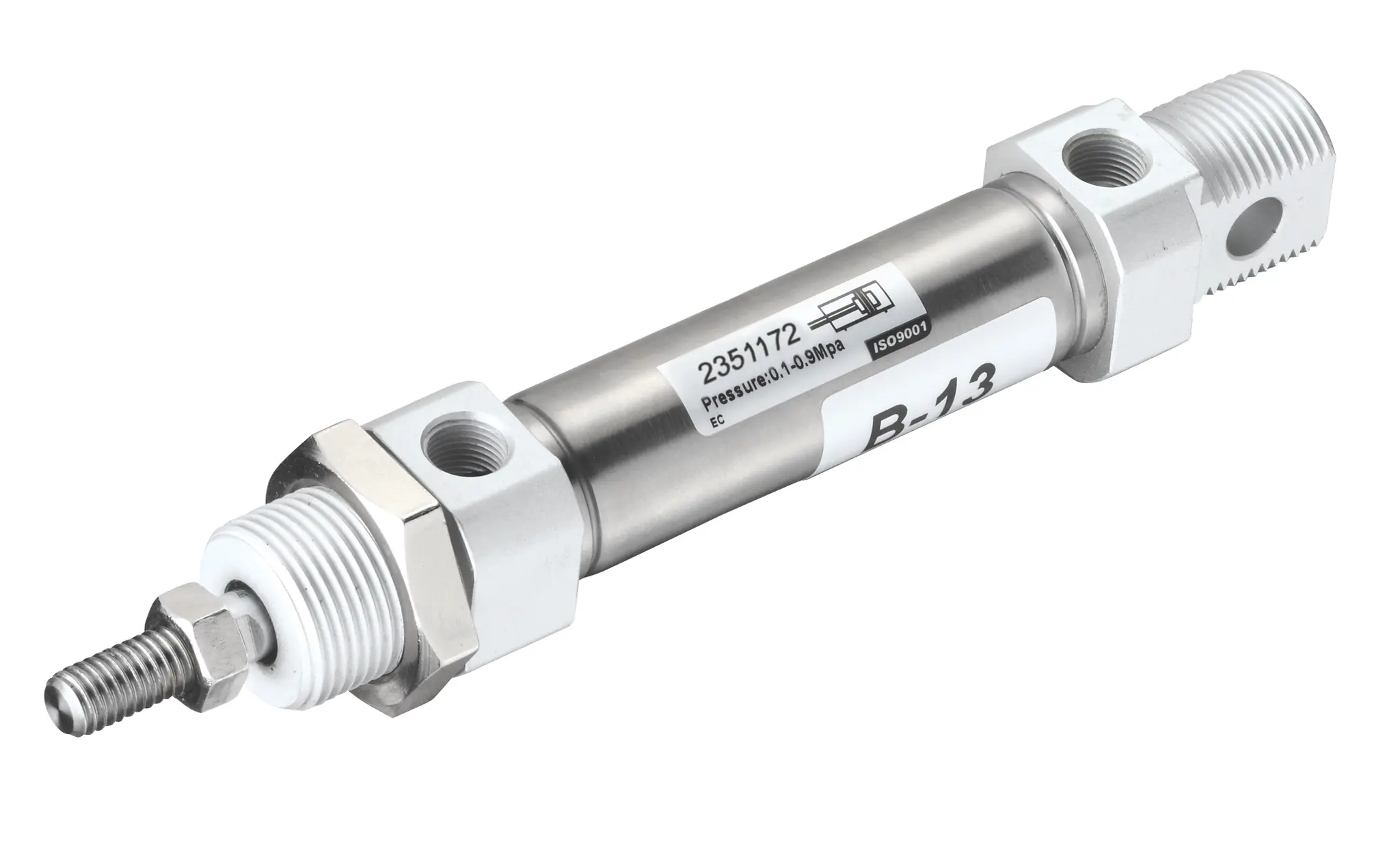 Produktfoto 1 von RS PRO IAC ISO-Standardzylinder 25 mm Doppeltwirkend, Bohrung Ø 16 mm, bis 10 bar