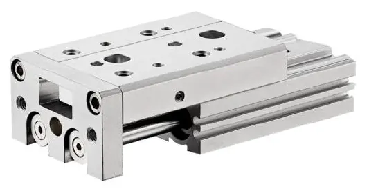Produktfoto 1 von RS PRO ELS M5 M5 Pneumatik-Führungszylinder doppeltwirkend mit Gleitlager, Bohrung Ø 12mm / Hub 30mm bis 7bar