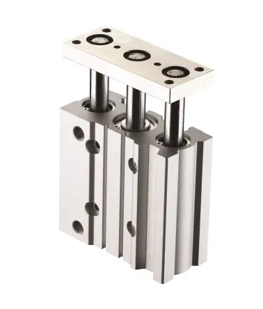 Produktfoto 1 von RS PRO SGM Pneumatik-Führungszylinder 100 mm Doppeltwirkend, Bohrung Ø 20 mm bis 10 bar