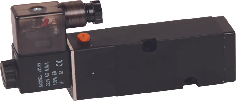 Produktfoto 1 von RS PRO Pneumatik-Magnetventil 3/2 interchangeable, 5/2 NAMUR G1/4, Magnet/Feder-betätigt