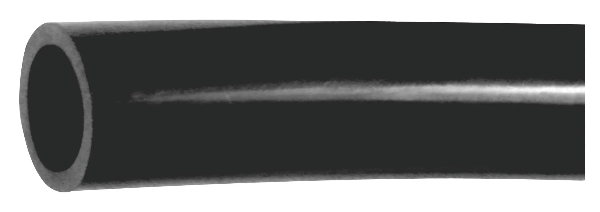 Produktfoto 1 von RS PRO PE Druckluftrohr Polyethylen Schwarz 6 mm x 50 m