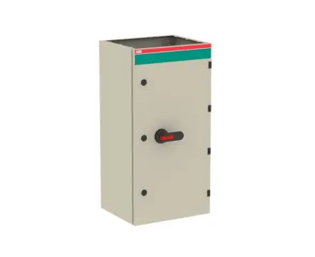 Produktfoto 1 von ABB OT Trennschalter 3-polig Oberfläche 400A 230 kW Schwarz IP54