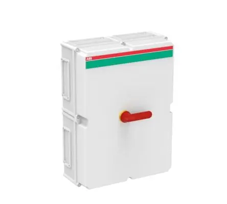 Produktfoto 1 von ABB OT Trennschalter 4-polig Schraubanschlussklemme 0A Gelb, Rot IP65