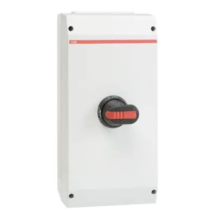 Produktfoto 1 von ABB OTP Trennschalter 6-polig Schraubanschlussklemme 0A Schwarz IP65
