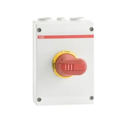 ABB 1SCA Trennschalter 6-polig Schraubanschlussklemme Rot, Grau, Schwarz IP65