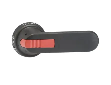Produktfoto 1 von ABB Drehgriff für Trennschalter der Serie OT, Griff Schwarz 175mm 3-fach abschließbar, IP 65