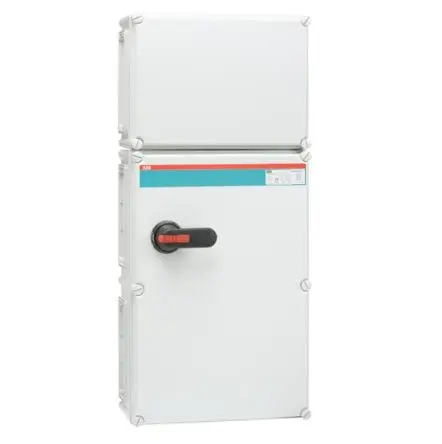 Produktfoto 1 von ABB 1SCA Trennschalter 3-polig Schraubanschlussklemme Schwarz, Grau, Rot IP65