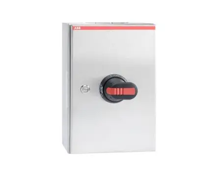 ABB OTR Trennschalter 4-polig 125A 45 kW Schwarz IP65