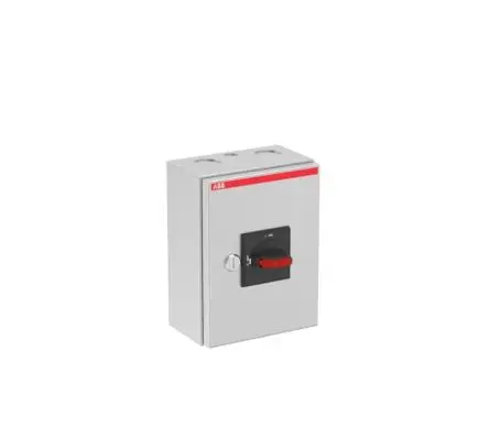 ABB OTR Trennschalter 3-polig Schraubanschlussklemme 0A Schwarz IP65