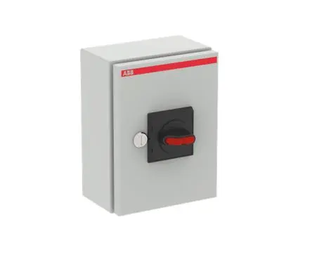 Produktfoto 1 von ABB OTL Trennschalter 6-polig Schraubanschlussklemme 0A Schwarz IP65