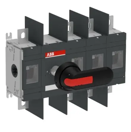 Produktfoto 1 von ABB OT Trennschalter 4-polig SMD 400A 10 W Schwarz IP00