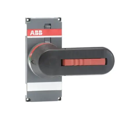 Produktfoto 1 von ABB Schwarz OTV Drehgriff für Trennschalter 50 mm 1-fach abschließbar, IP65