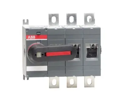 Produktfoto 1 von ABB OT Trennschalter 3-polig Schraubanschlussklemme Schwarz IP00