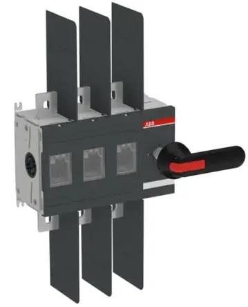 Produktfoto 1 von ABB OT Trennschalter 3-polig SMD 800A 40 W Schwarz IP00