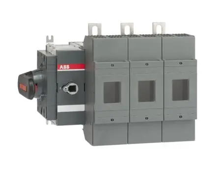 Produktfoto 1 von ABB OS Sicherungsschalter-Trennschalter / 3-polig 400 A, B1-B4 Sicherungsgröße