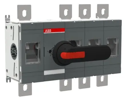 Produktfoto 1 von ABB OT Trennschalter 4-polig SMD 0A Schwarz IP00