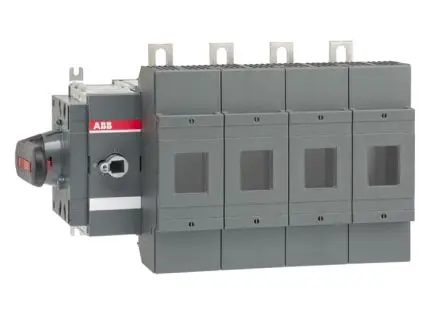 Produktfoto 1 von ABB 1SCA Sicherungsschalter-Trennschalter / 4-polig 400 A 400A, B1-B4 Sicherungsgröße