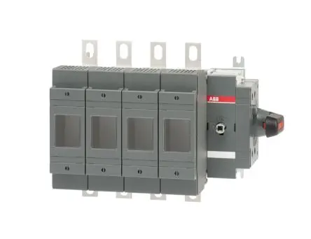 Produktfoto 1 von ABB OS Sicherungsschalter-Trennschalter / 4-polig 200 A, 0 Sicherungsgröße