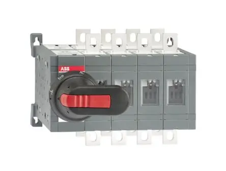 Produktfoto 1 von ABB OT Trennschalter 3-polig SMD 160A Schwarz IP00