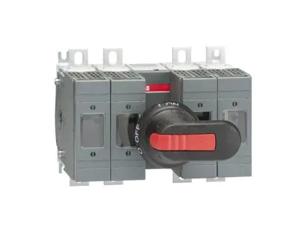 Produktfoto 1 von ABB OS160GD22N2P Sicherungsschalter-Trennschalter / 4-polig Umschlossen, 00, 000 Sicherungsgröße