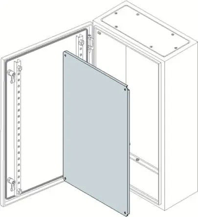 ABB Plattenbefestigung Stahl, für Gehäuse SR/SRN 50 mm 400 mm 400mm