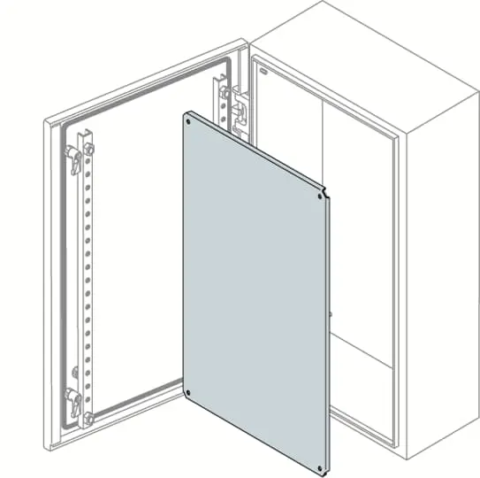 Produktfoto 1 von ABB Platte, 600 x 400 x 559mm, für Gehäuse SR/SRN