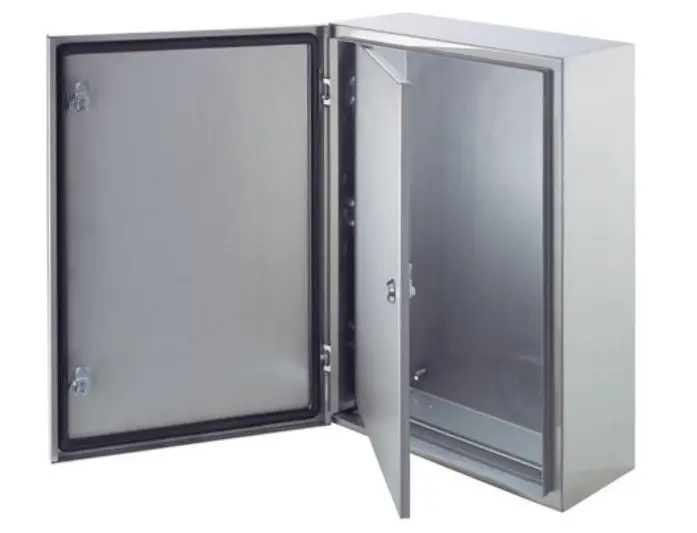 Produktfoto 1 von ABB Gehäuse Gehäusetür Typ Einzeltür B. 300 mm H. 300 mm L. 300 mm Stahl Hellgrau