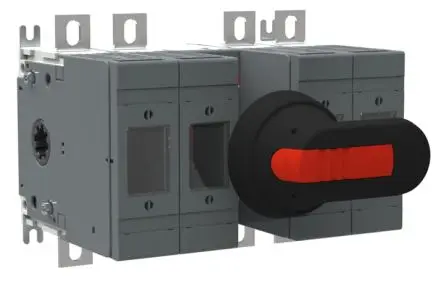 Produktfoto 1 von ABB Sicherungsschalter-Trennschalter / 4-polig 160A, 000-00 Sicherungsgröße