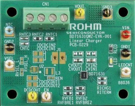 Produktfoto 1 von ROHM Evaluierungsplatine, Evaluierungsboard für BD71631QWZ Akkuladegerät, für BD71631QWZ