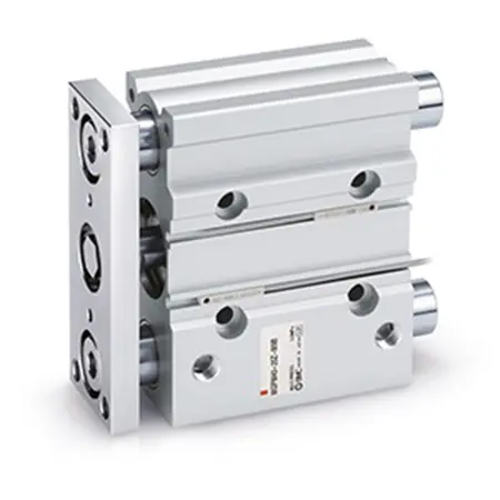 Produktfoto 1 von SMC MGP Pneumatik-Führungszylinder doppeltwirkend mit Gleitlager, Bohrung Ø 100mm / Hub 25mm