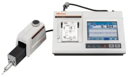 Produktfoto 1 von Mitutoyo Oberflächen-Rauheitsmessgeräte 8 μm, 80 μm, 800 μm EU Surftest SJ-411 Batterie