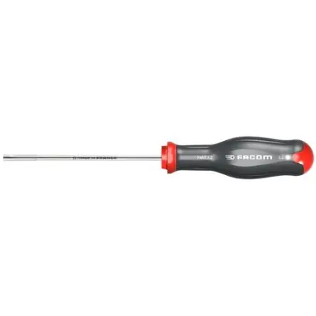 Produktfoto 1 von Facom 13 mm Sechskant Steckschlüssel-Handgriff Schließer (NO), Länge 250mm / Klinge 125 mm
