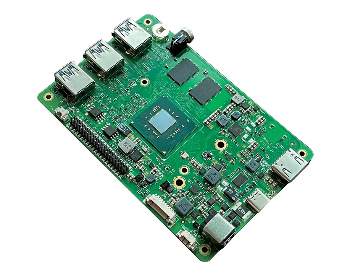 Produktfoto 1 von Hackboard Einplatinencomputer, 4 GB, Intel N4020, 2.8 GHz, DDR4