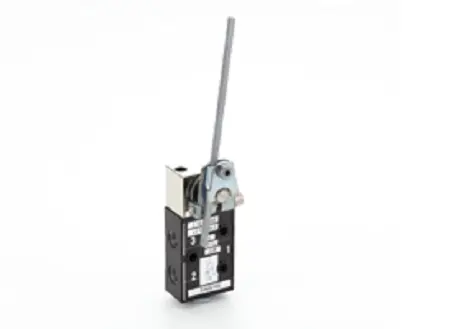 RS PRO, Stangenhebel S/666 mechanical poppet 3/2 valve Pneumatik-Steuerventil, manuell, G 1/8 in, Zinkdruckguss III B