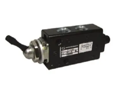 Produktfoto 1 von RS PRO, Handkipphebel super X manual 5/2 valve Pneumatik-Steuerventil, G G 1/8, Zinkdruckguss III B