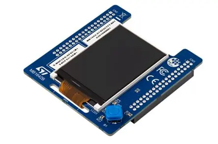 Produktfoto 1 von STMicroelectronics 2.2 Zoll Entwicklungstool Display, LCD Erweiterungs-Leiterplatte X-NUCLEO-GFX01Mx Graphic User