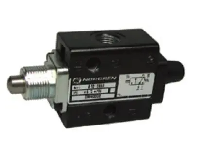 Produktfoto 1 von RS PRO, Stößel super X Mechanical 3/2 valve Pneumatik-Steuerventil, G G 1/8, Zinkdruckguss III B