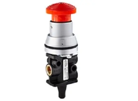 Produktfoto 1 von RS PRO, Not-Aus super X manual 3/2 valve Pneumatik-Steuerventil, manuell, G G 1/8, Polyamid III B