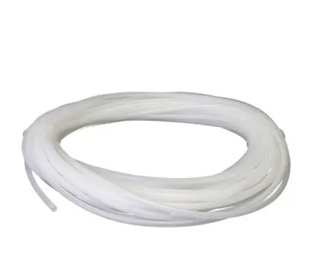 Produktfoto 1 von RS PRO Flexibler Schlauch, Ø 2 mm 4 mm Außen-ø  Weiß lichtdurchlässig Silikon 0 bar x 50 m