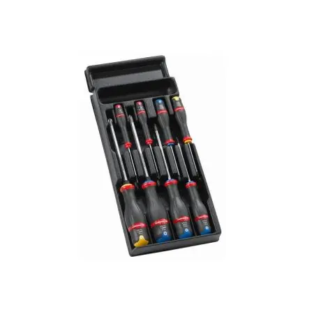 Produktfoto 1 von Facom Protwist, 8-teilig Geschlitzt, Pozidriv, Phillips