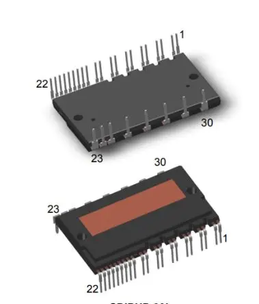 Produktfoto 1 von STMicroelectronics Motortreiber-IC 3-phasig 650 V, 50 A, SDIP, 30-Pin, 500V, AC-Induktionsmotor, STGIK50CH65T