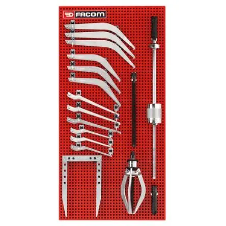 Produktfoto 1 von Facom Hydraulisch Abzieher, 16-teilig, 4 t