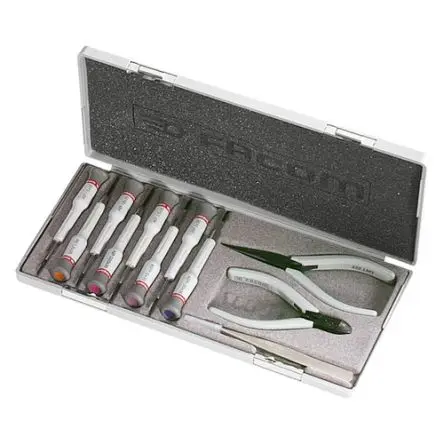 Produktfoto 1 von Facom Micro-Tech-Werkzeug Werkzeugsatz, Tasche 11-teilig