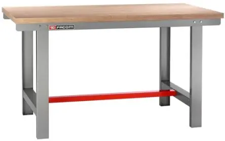 Produktfoto 1 von Facom Werkbank Behandelte Buchenholzplatten Werkbank L. 750 mm B. 1500mm H. 860 mm