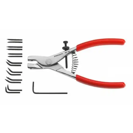 Produktfoto 1 von Facom Sicherungsringzange Chrom 24 mm Stahl Höhensicher