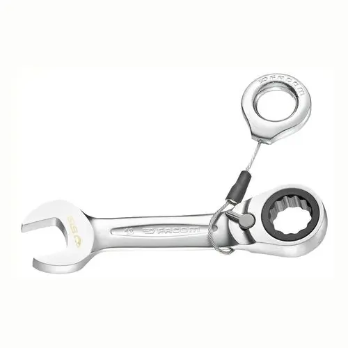 Produktfoto 1 von Facom Gabel‑Ring Ratschenschlüssel Chrom 11 mm, Länge 103.5 mm
